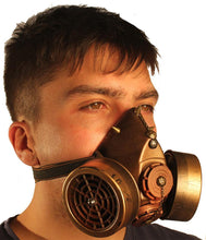 Steampunk Gas Mask with Dual Cartridges