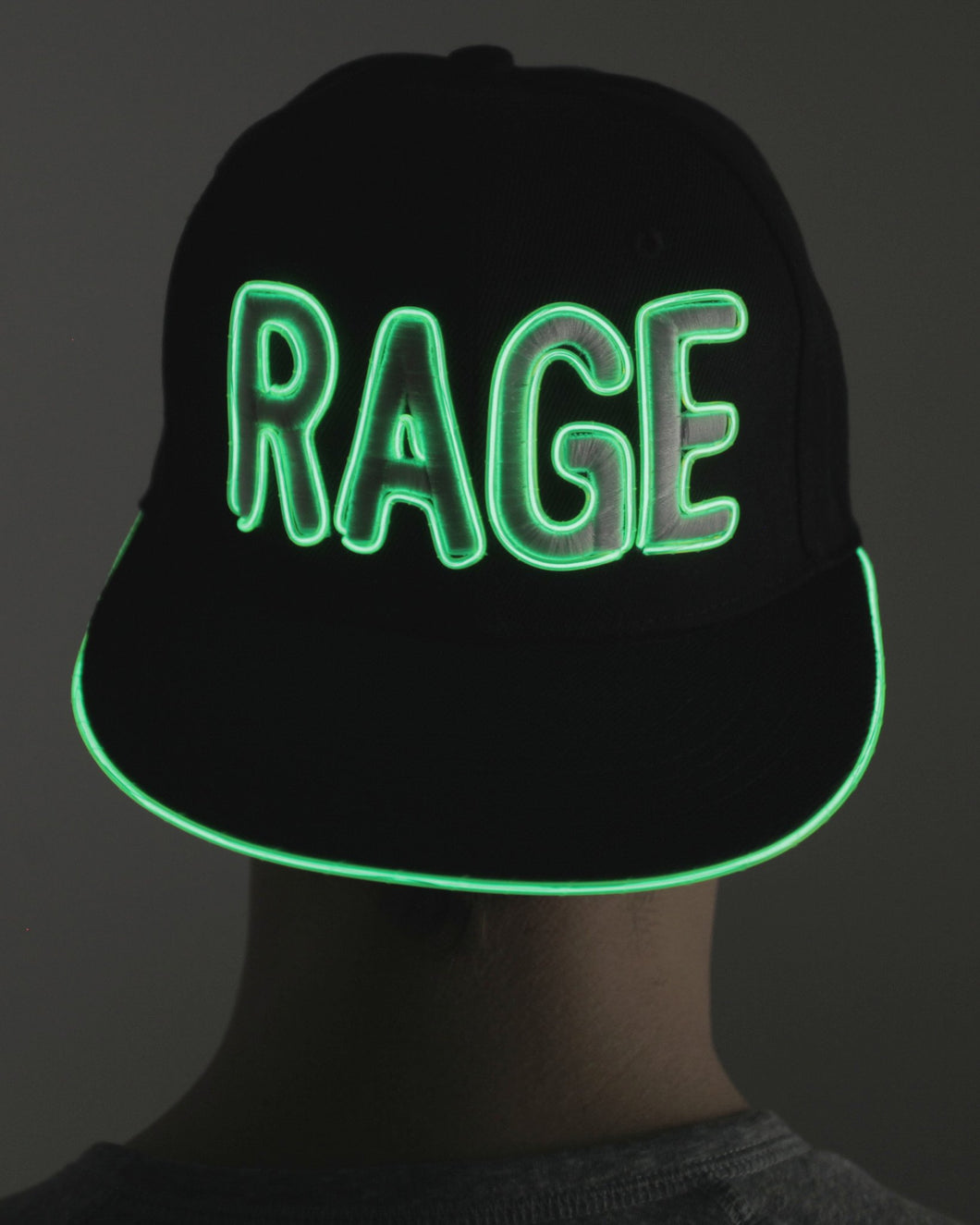 Light Up El Wire Hat - Rage