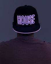 Light Up El Wire Hat - House
