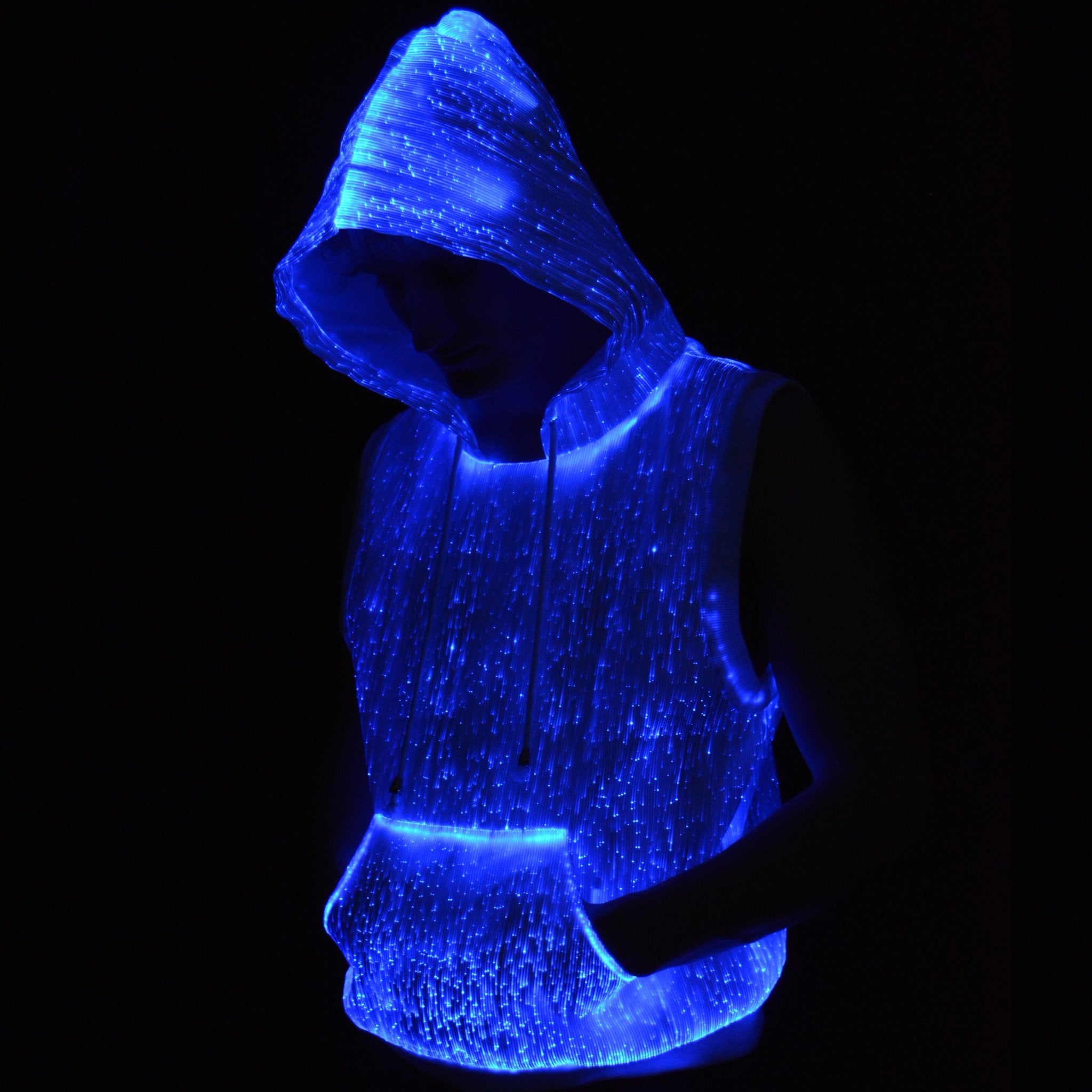 Fiber optic best sale hoodie cheap