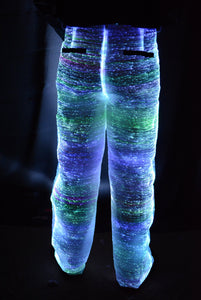 Fiber Optic Light Up Mens Suit pants