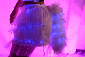 LED Mini Skirt and Light Up Tail Combo Set