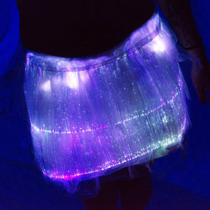 Fiber Optic Mini Skirt lit up