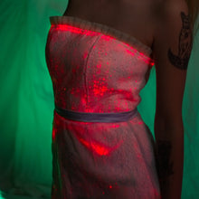 Fiber Optic Strapless Bridesmaid Dress