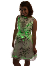 Floral Patterned Lace Fiber Optic Dress - CLOSEOUT PRICE