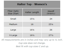 Fiber Optic Halter Top