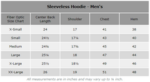 Fiber Optic Sleeveless Hoodie