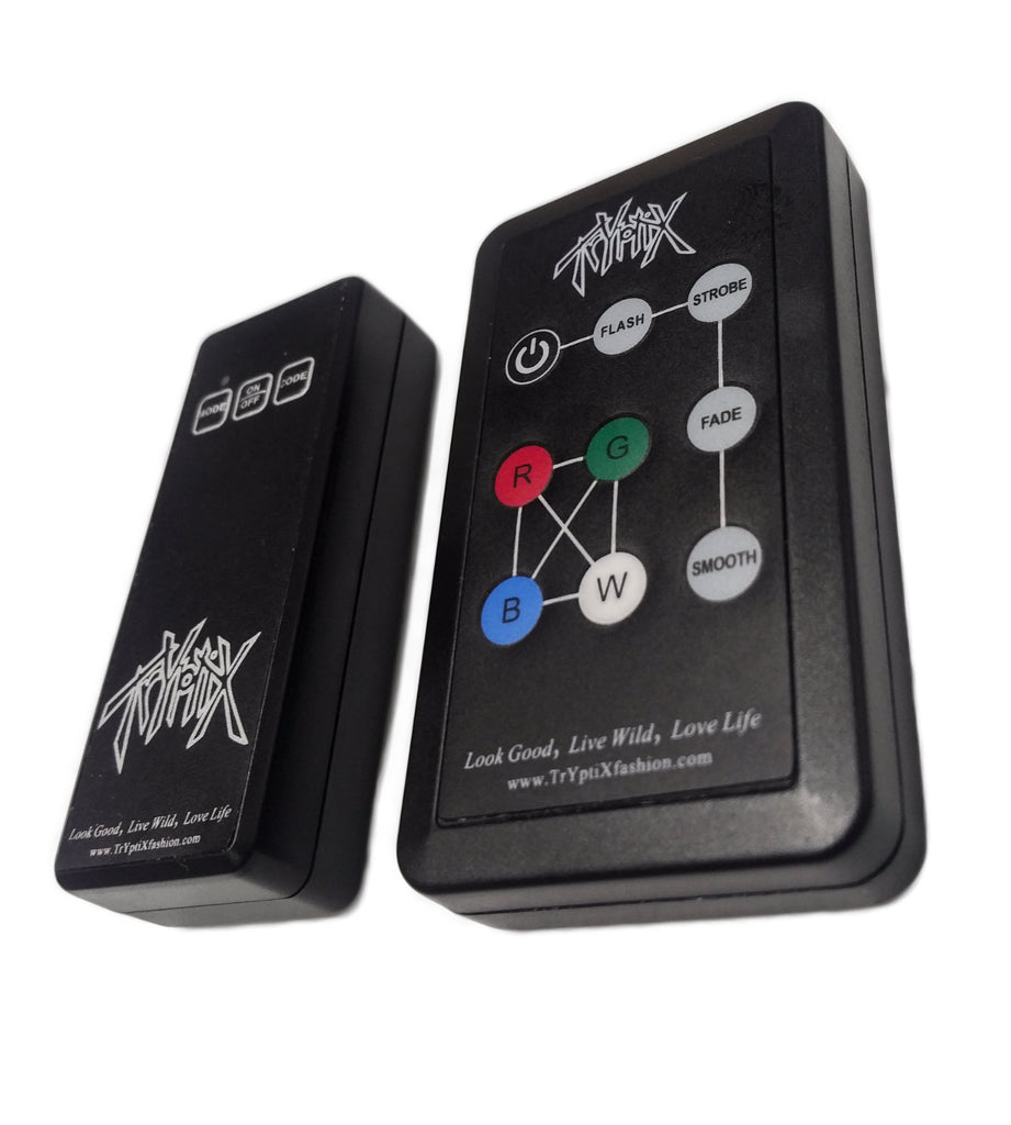 Remote Control for TrYptiX Fashion's Fiber Optic Clothing