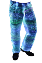 Fiber Optic Men's LED Light up Suit Pants