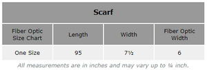 Fiber Optic Scarf