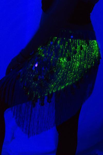 Fiber Optic Light Up Hip Scarf