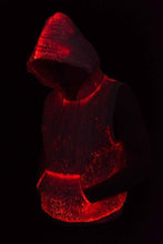 Fiber Optic Sleeveless Hoodie