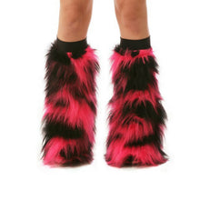 Hot Pink Camo Leg Warmers with Black Bands