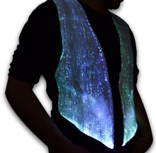 Sound Activated Fiber Optic Waistcoat - Bluetooth App Controlled
