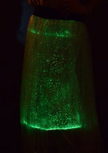 Fiber Optic Long Skirt Green Lights
